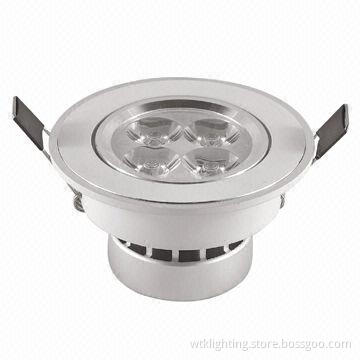 LED 4W Superior Ceiling/Downlight with Epistar LEDs, Made of Aluminum Material